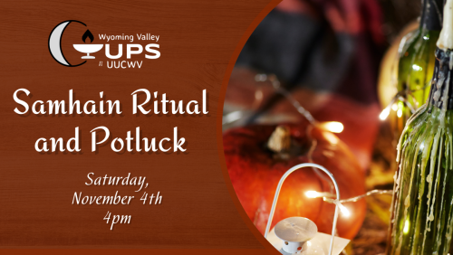 Samhain Ritual and Potluck Facebook Graphic